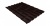 Металлочерепица классик GL 0,5 Atlas RAL 8017 шоколад